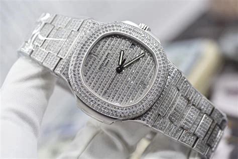 patek philippe all diamond replica|fake Patek Philippe watch.